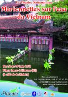 Théâtre National des Marionnettes sur l’eau du Vietnam à HARNES (62) (Région Nord Pas de Calais)